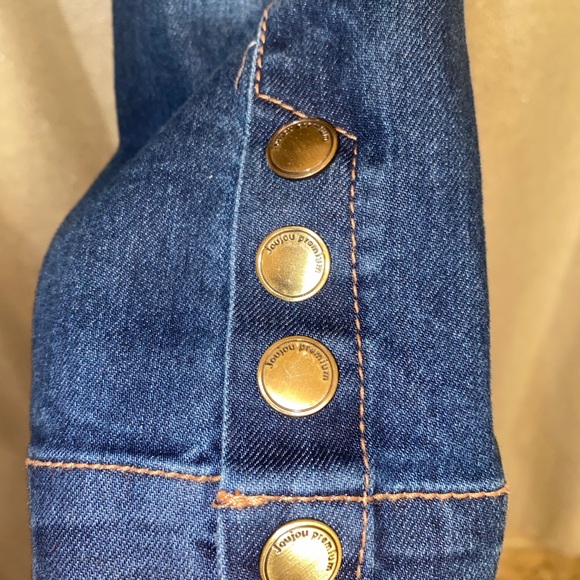 Women’s vintage jean jacket with pockets jou jou - Picture 4 of 4
